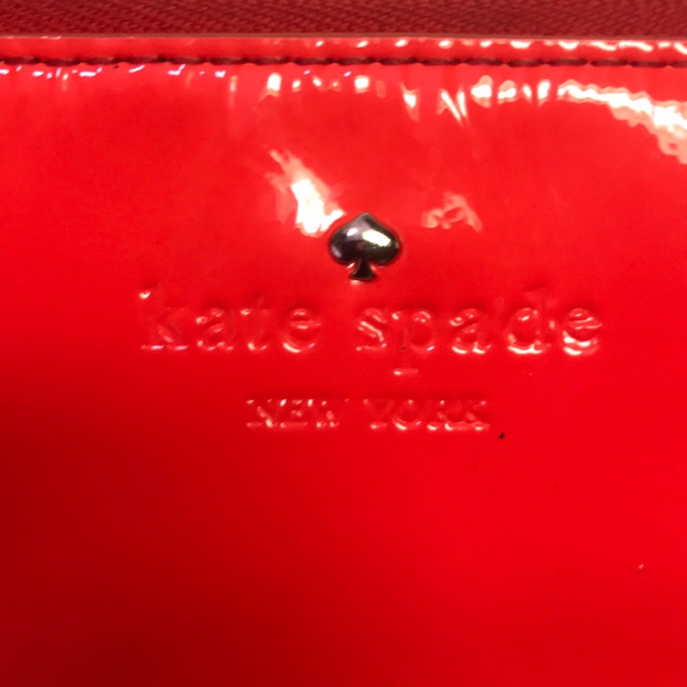 Kate Spade wristlet, neon orange - Picture 5 of 10